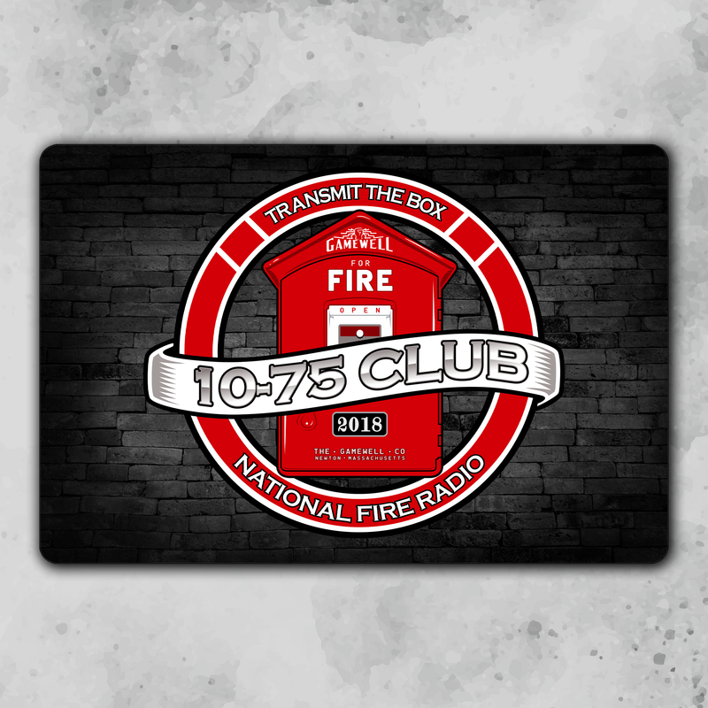 NFR 10-75 Club 12x18 metal sign