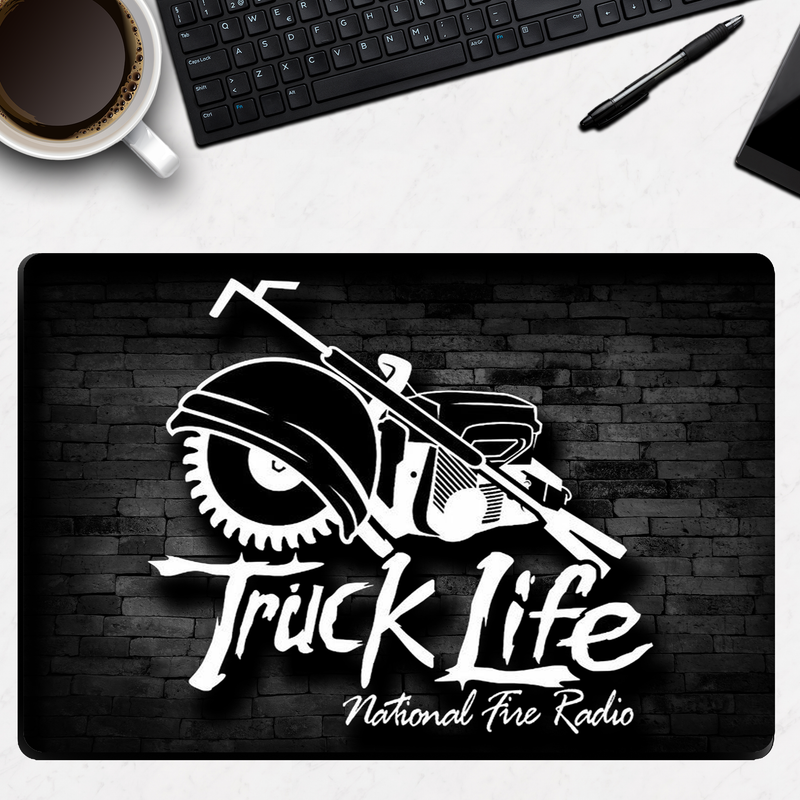 National Fire Radio TRUCK LIFE Desk Mat (B)