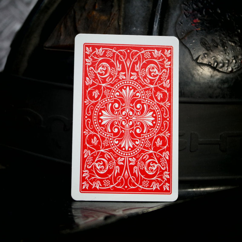 Red Playing Card Back-side Color Playing Card