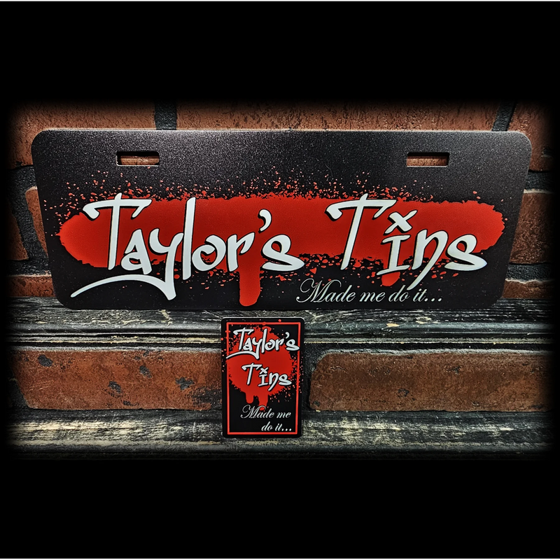 Limited Edition Half Plate and Playing Card Taylor&