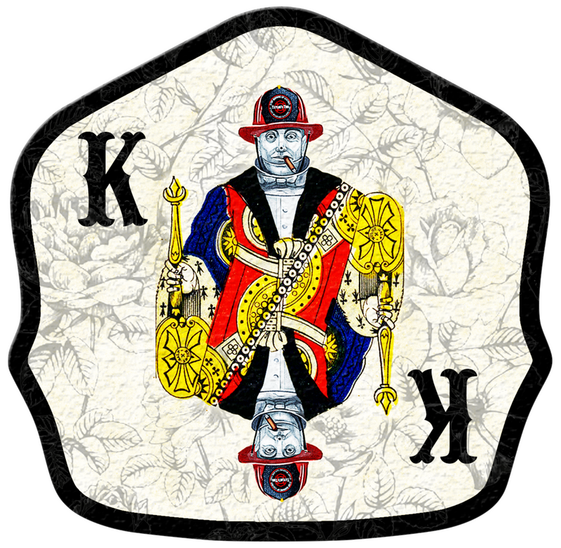 King of Tins 6" shield (LIMITED EDITION NUMBERED AND SIGNED)