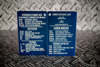 6 Gas Metal Reference Card