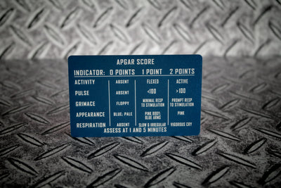 APGAR Assessment card Aluminum Playing Card