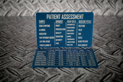 Pt Assessment/Vitals 2 sided Aluminum Playing Card