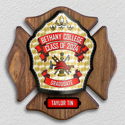 Fire Department Award Plaques