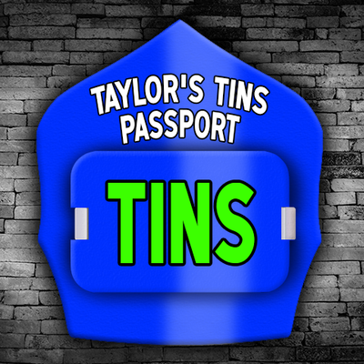 Taylor's Tins Customizable Metal Helmet Shields