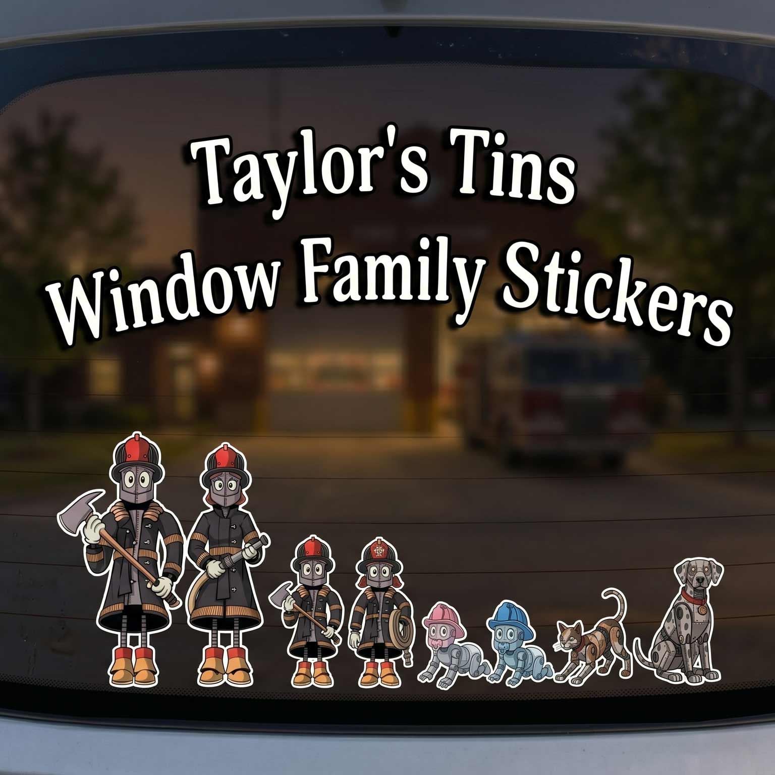 TinFamily Window Sticker Bundle – Taylor's Tins