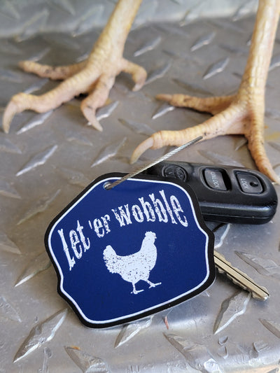 Let'er Wobble Key chain