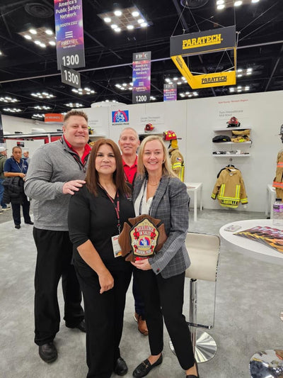 Firefighter Shield on Wood Maltese Awards