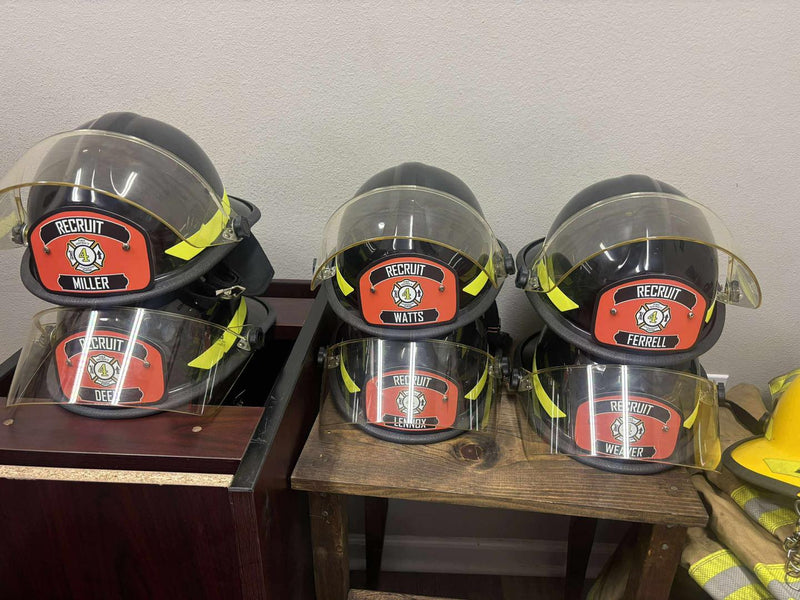 Metro Custom Metal Helmet Shield | for Modern Fire Helmets (C)