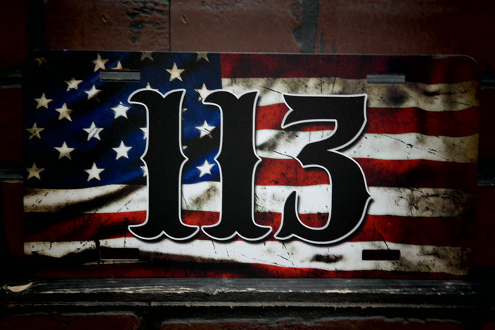 thumbnail image 2 of 12x6 American Style Yellow Rear Number Plate – Road Legal – 12" X 6" – Personalizable 2 of 5