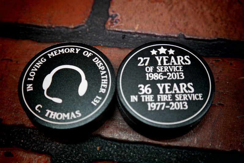 Custom Laser Engraved Challenge Coins (2-sided)