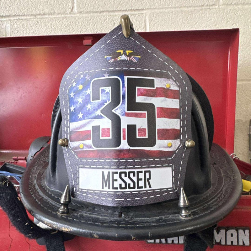 Retro Custom Helmet Shield | 5.5" and 6.25" for Trad. Helmets (C)