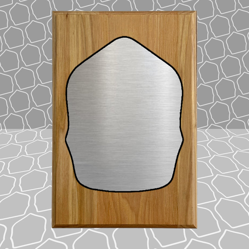 Helmet Shield Award Plaque (6x9)