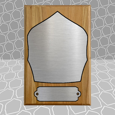 Helmet Shield Award Plaque (6x9)