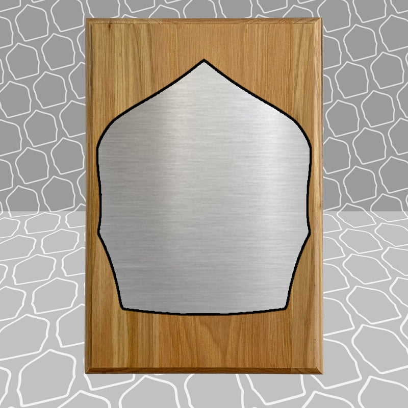 Helmet Shield Award Plaque (6x9)