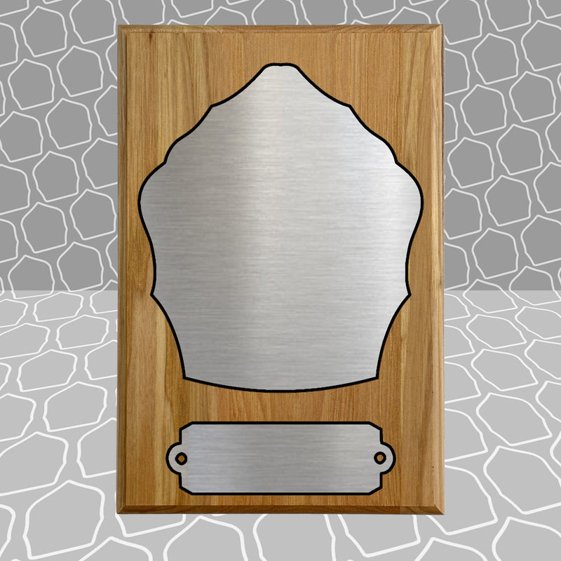 Helmet Shield Award Plaque (6x9)