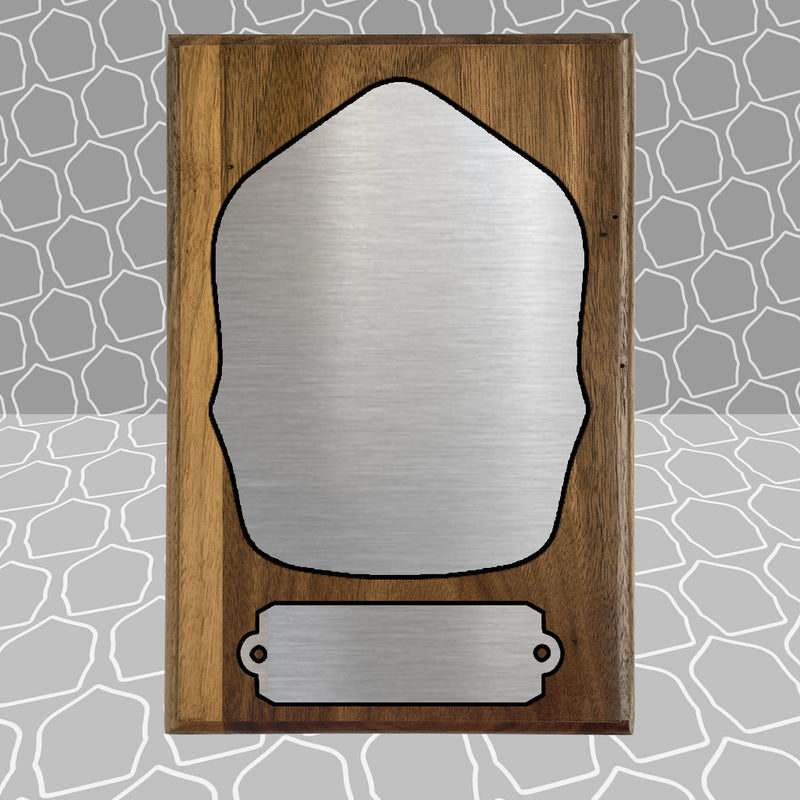 Helmet Shield Award Plaque (6x9)