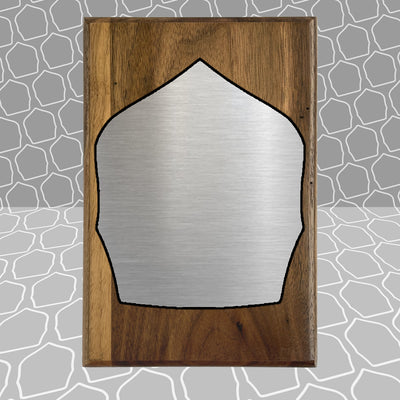 Helmet Shield Award Plaque (6x9)