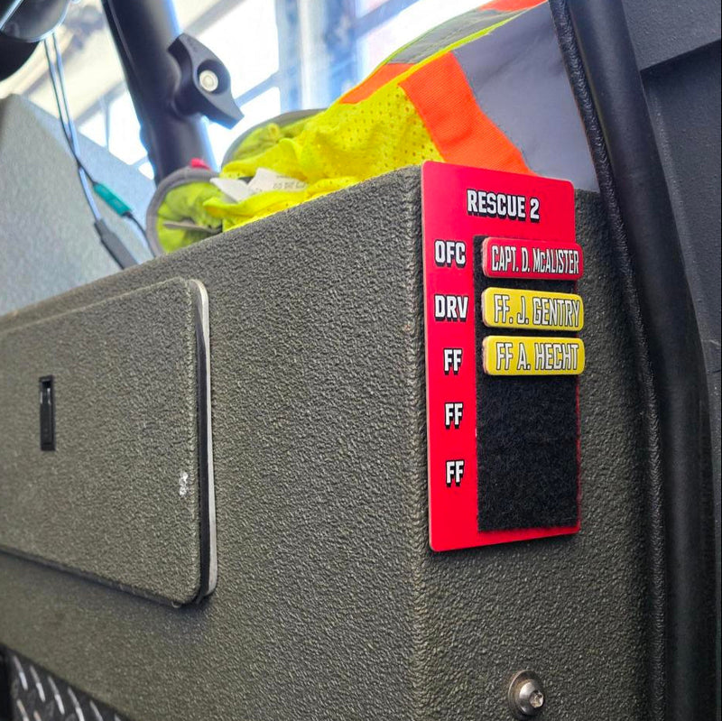 Pas Tags Firefighting Accountability Door Tags for Fire Departments – Taylor's Tins