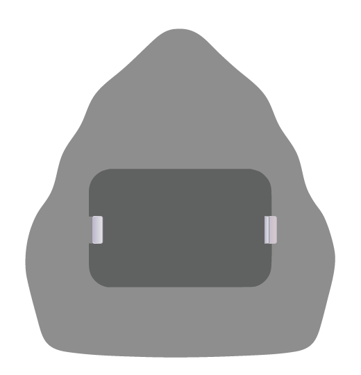 DC Custom Metal Helmet Shield with Passport | 6" and 6.5" | Trad. Helmets