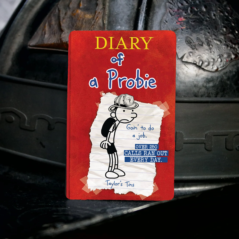 Diary of a Probie Metal playing card