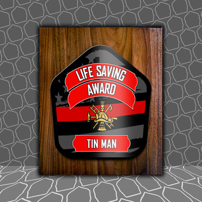 Helmet Shield Award Plaque (8.5x9)