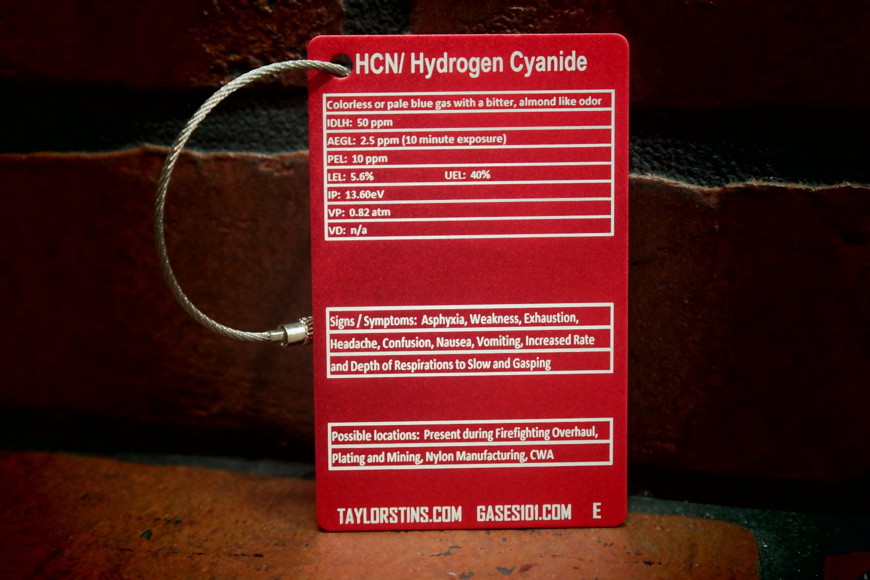 Hcn Card Gases 101 Metal Reference Card System – Taylor's Tins