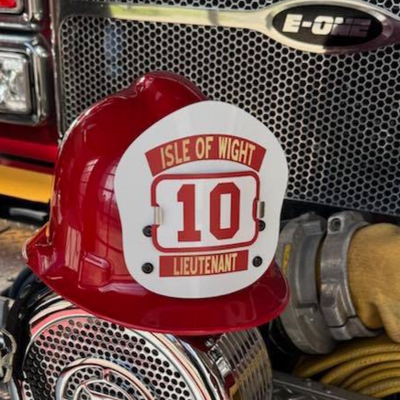 LA Custom Metal Helmet Shield with Passport | 6" | Modern Helmets