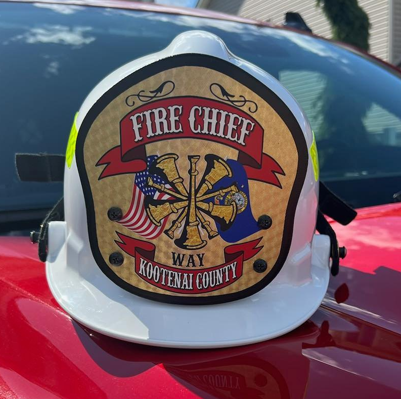 LA Custom Metal Helmet Shield | for Modern Fire Helmets (C)