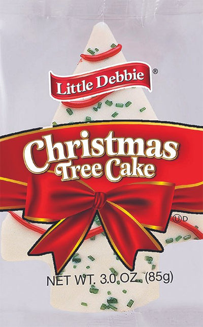 Lil Debbie Christmas Tree Cake Metal Playing card