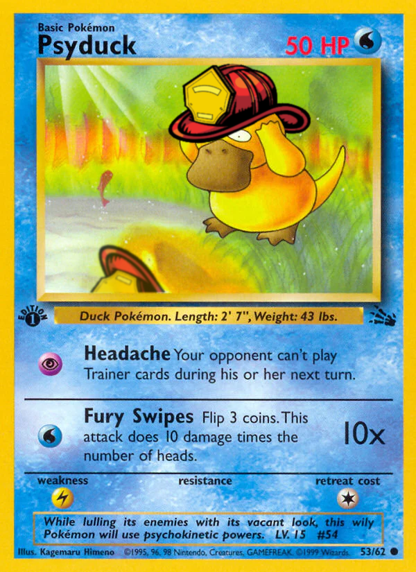 Dumb Duck Firefighter metal playing Card – Taylor's Tins