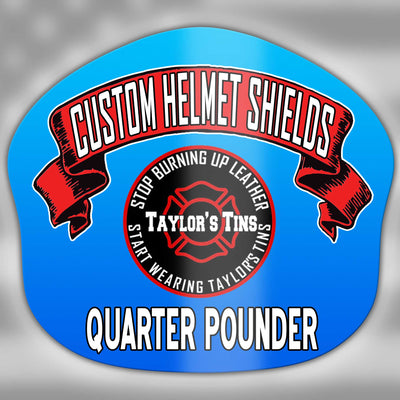 Taylor's Tins Helmet Shield Builder - Quarter Pounder Shape