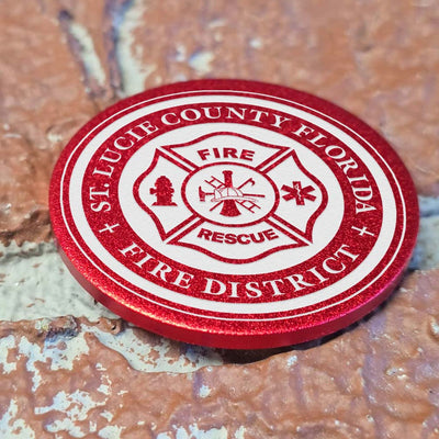 Custom Engraved Challenge Coins | Black, Red, Blue, Green