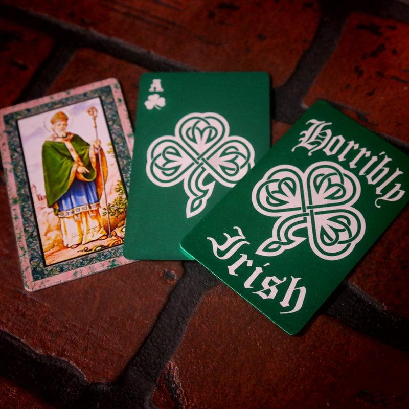 Horribly Irish 3 pack Metal Playing cards