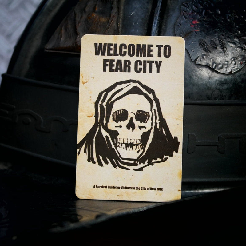 FEAR CITY Color Playing Card