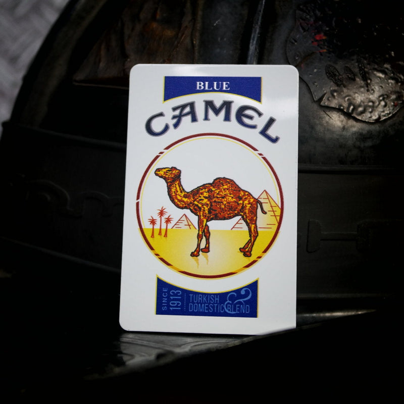 Camel Blue Color Playing Card