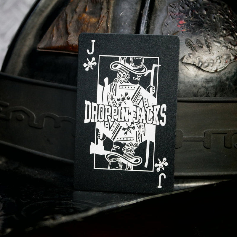 Droppin Jacks Laser Engraved Playing Card