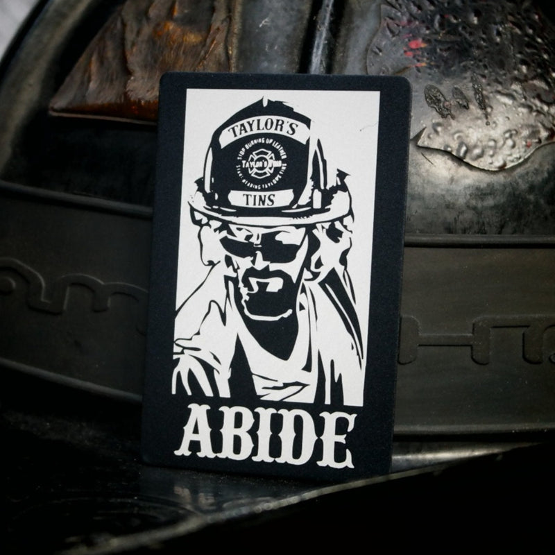 Abide Laser Engraved Playing Card