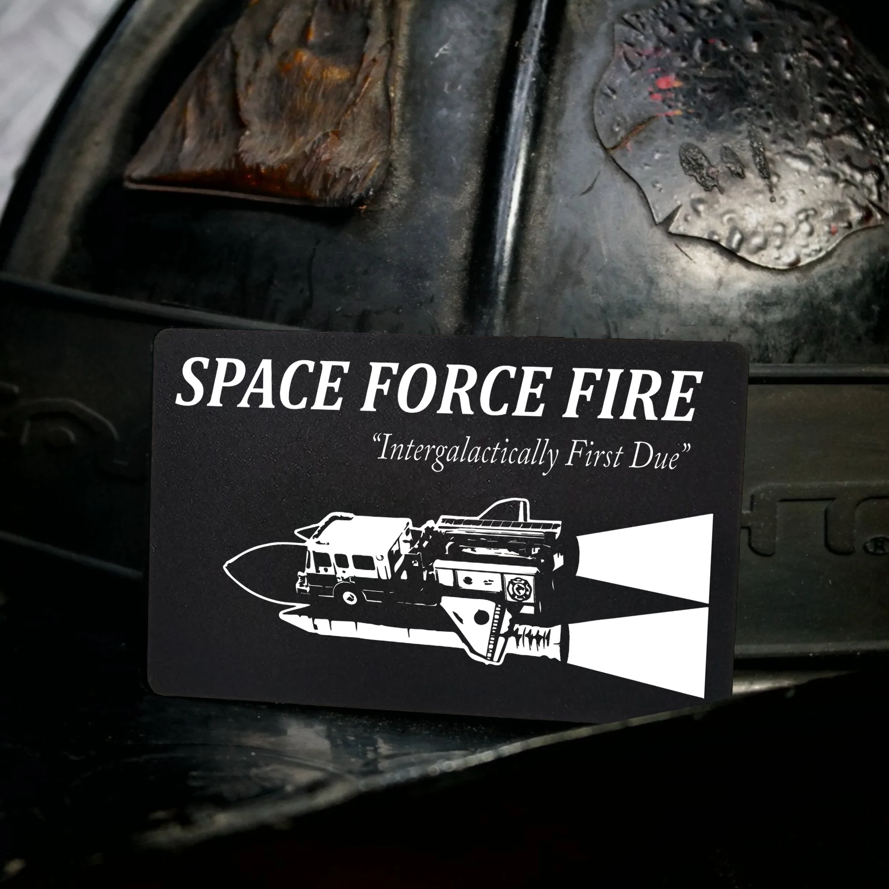 Space Force Fire Aluminum Playing Card – Taylor's Tins