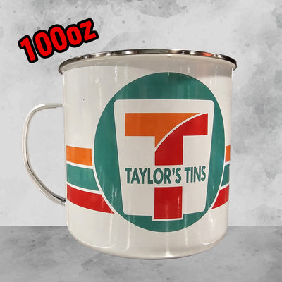 TinsGulp 100oz Taylor's Tin Metal Cup