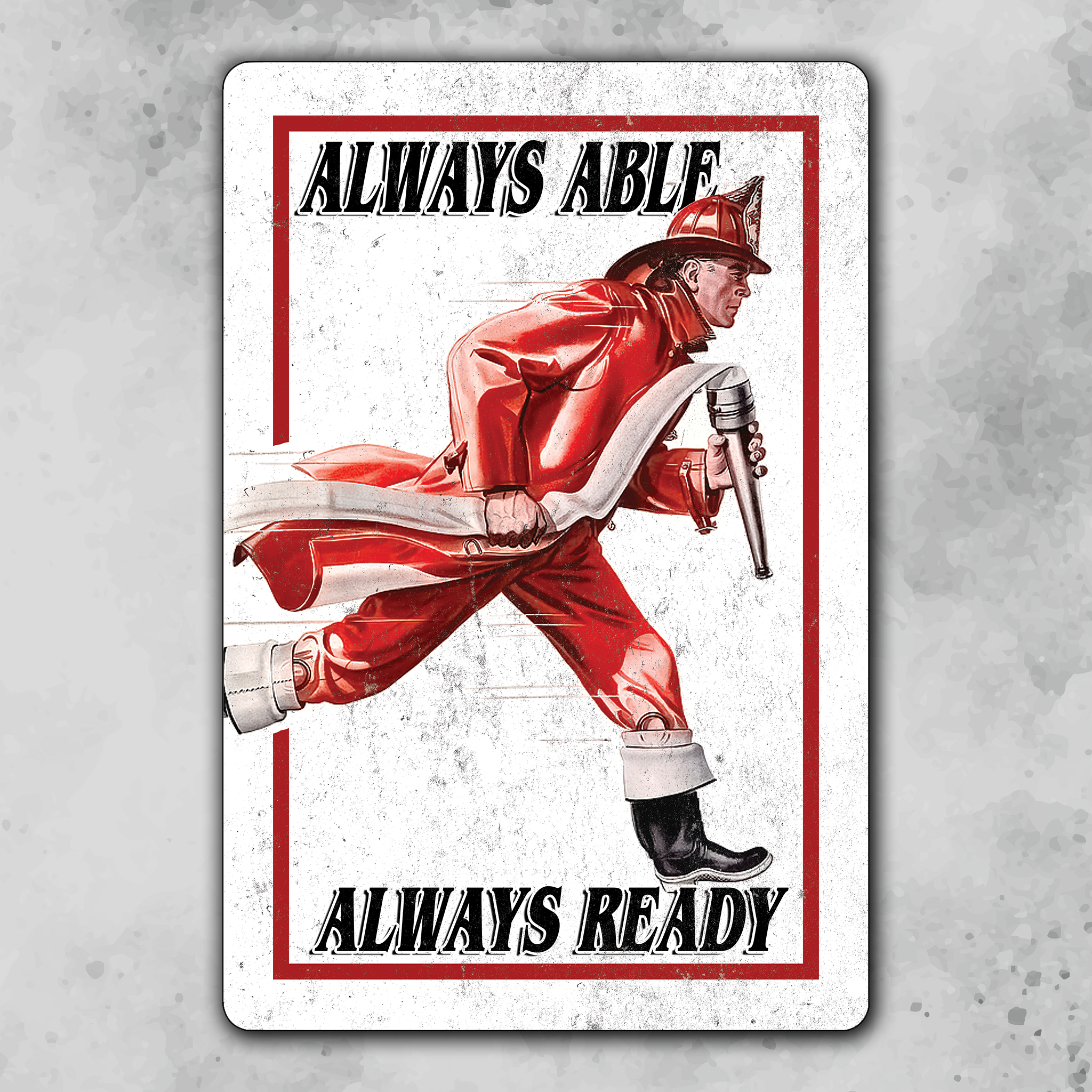 Always Able, Always Ready 12x18 street sign – Taylor's Tins