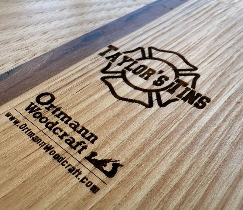 Firefighter Shield on Wood Maltese Awards