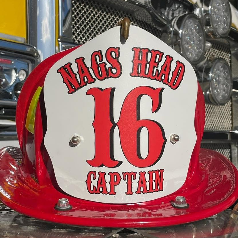 Classic Fire Helmet Shield for Captain