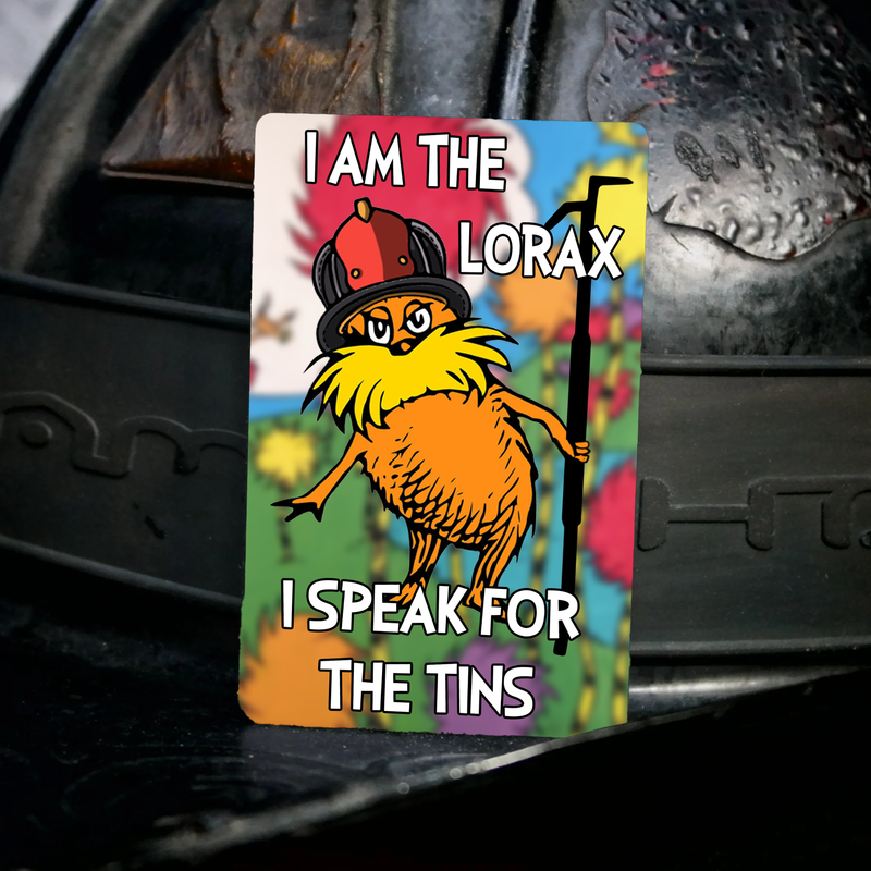 I speak for the Tins Metal Playing Card