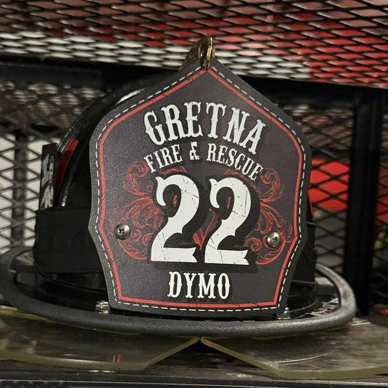 Retro Custom Helmet Shield | 5.5" and 6.25" for Trad. Helmets (C)