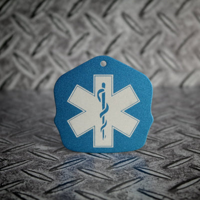 Star of Life Laser Engraved Key Tin