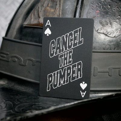 Cancel The Laser Engraved Playing Card